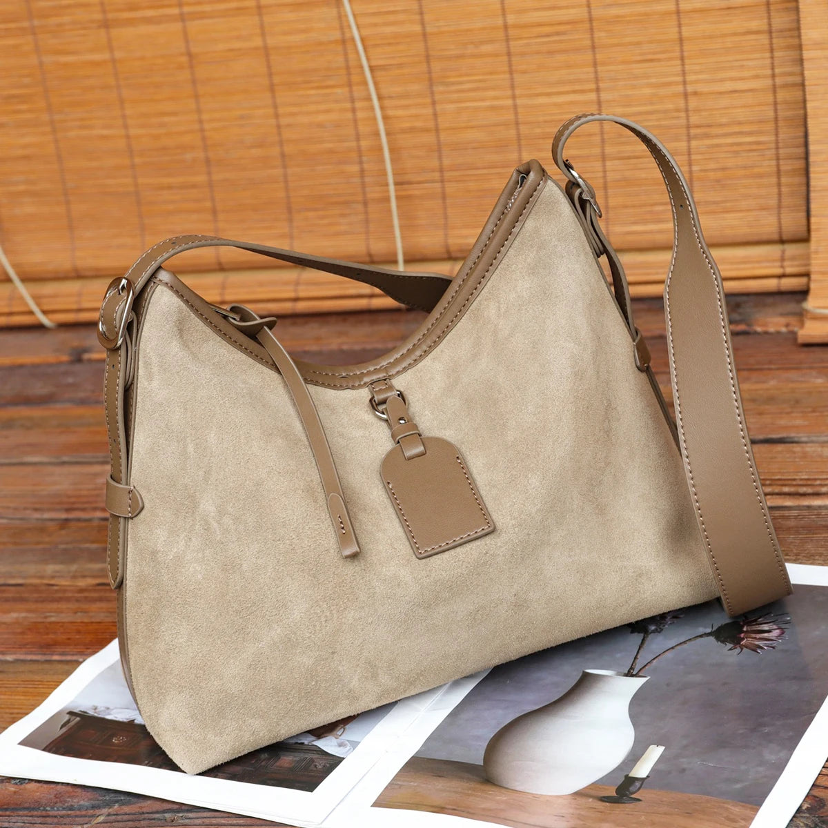 Adjustable Soft Hobo Bag