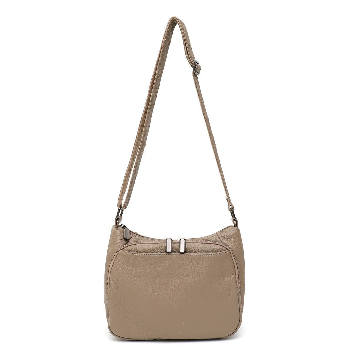 Minimal Zip Shoulder Bag