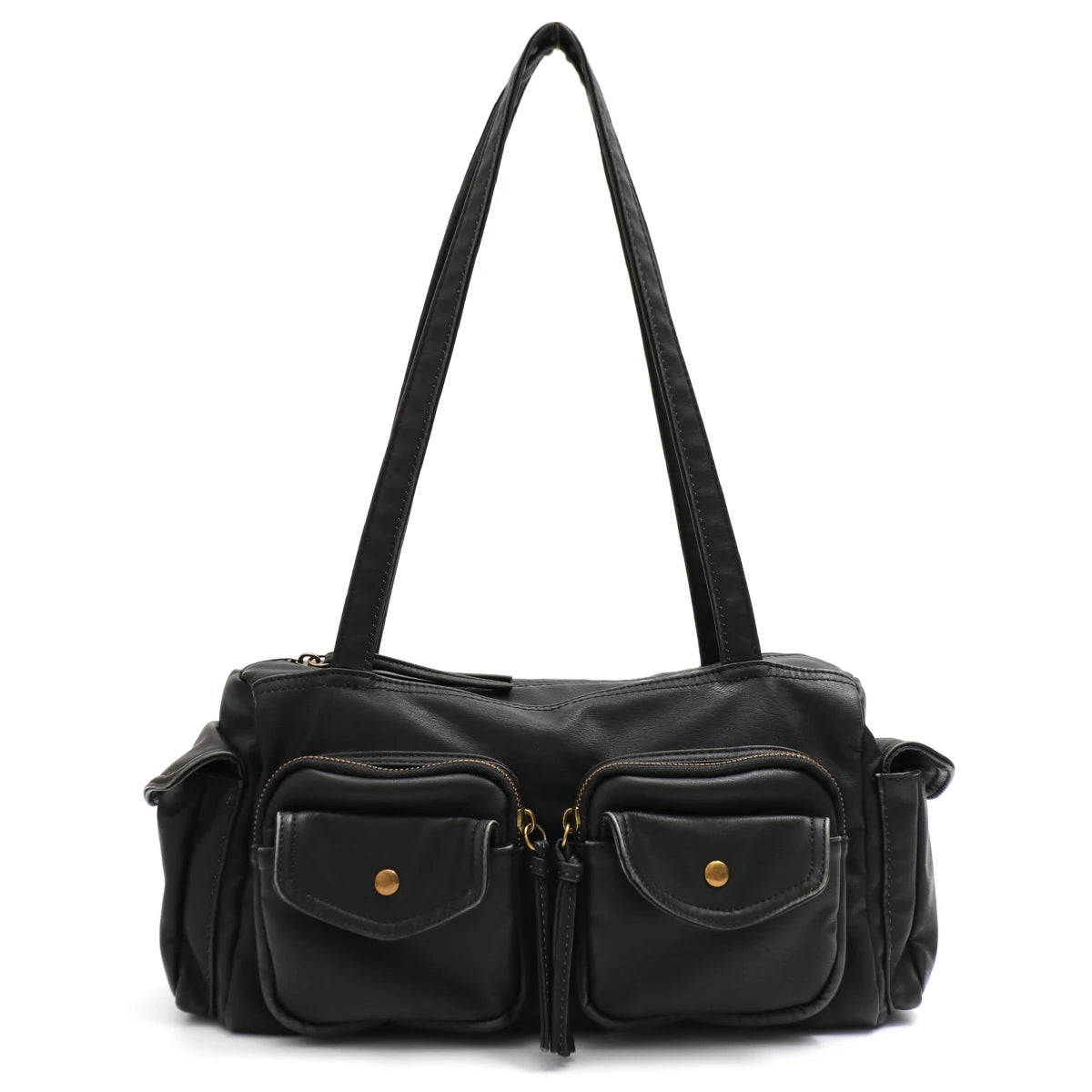 Double-Flap Multi-Pocket Tote