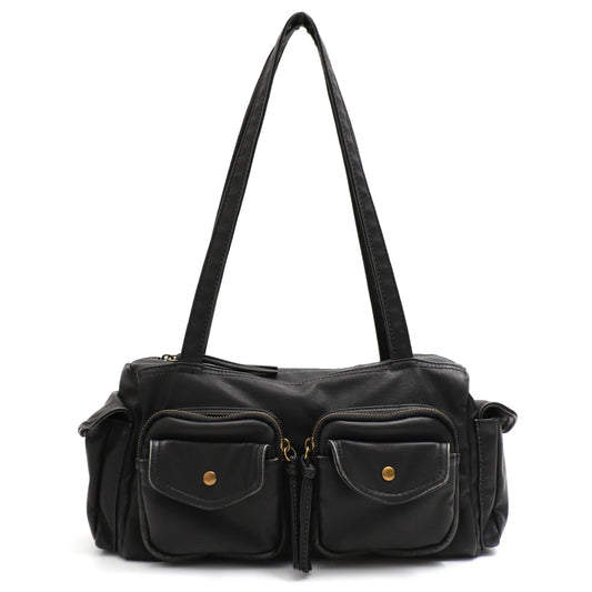 Double-Flap Multi-Pocket Tote