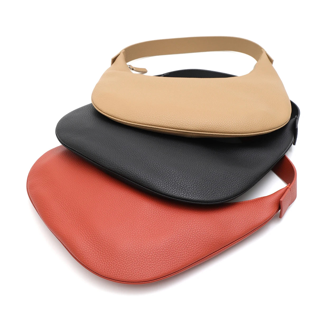 Minimal Crescent Shoulder Bag