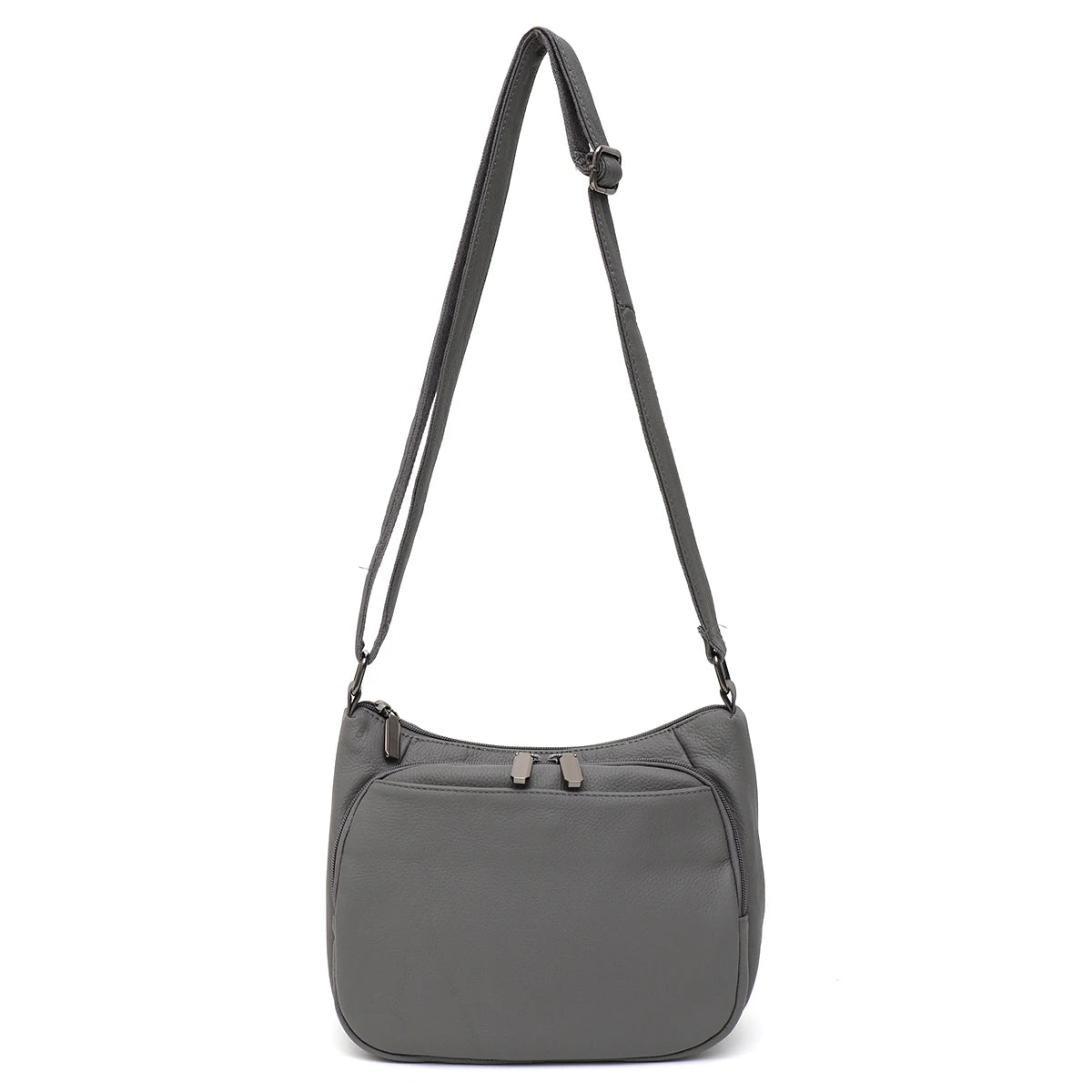 Minimal Zip Shoulder Bag