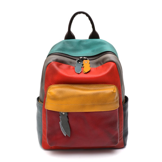 Colorblock Multi-Pocket Backpack