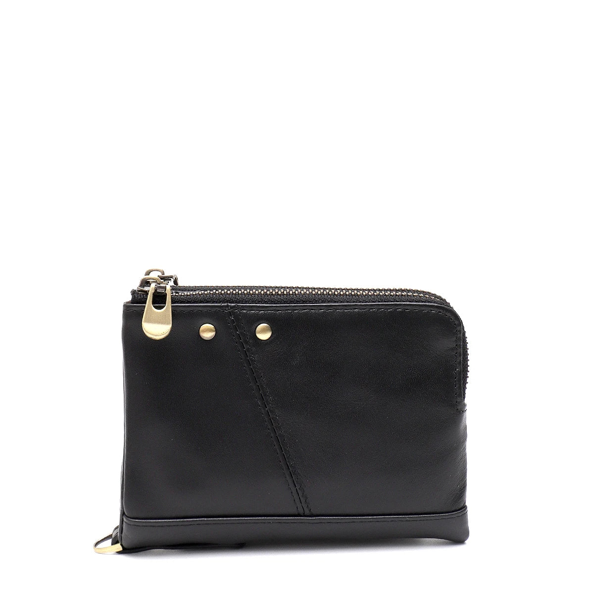 Distressed Zip Bifold Wallet