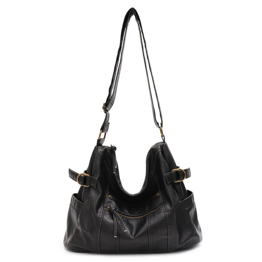 Buckle Multi-Pocket Hobo