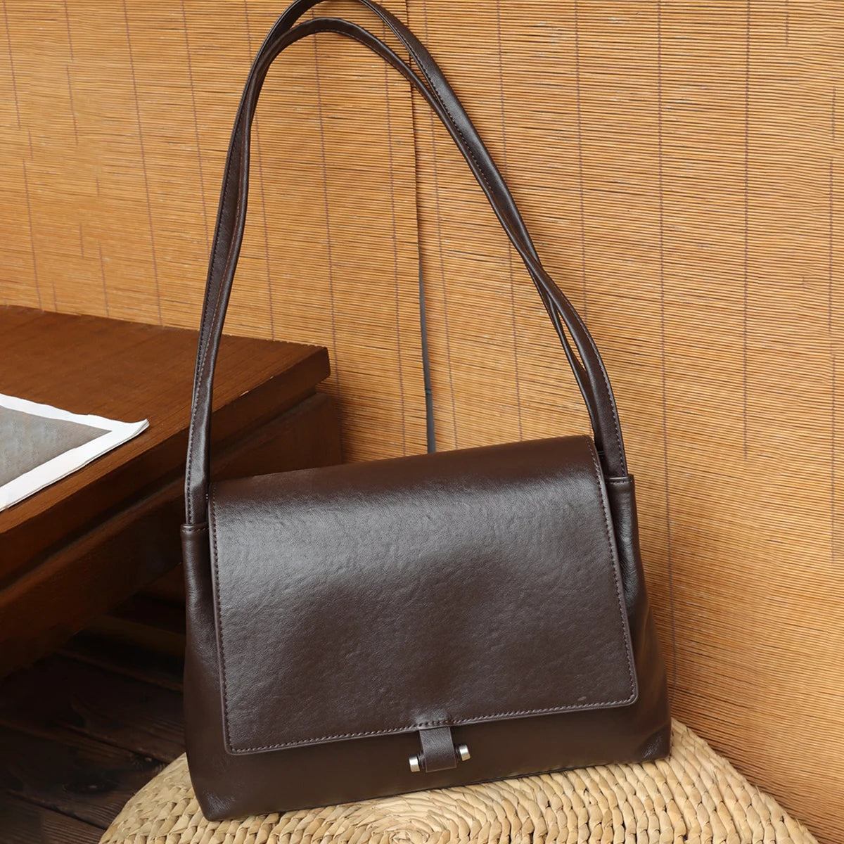 Minimal Flap Underarm Bag
