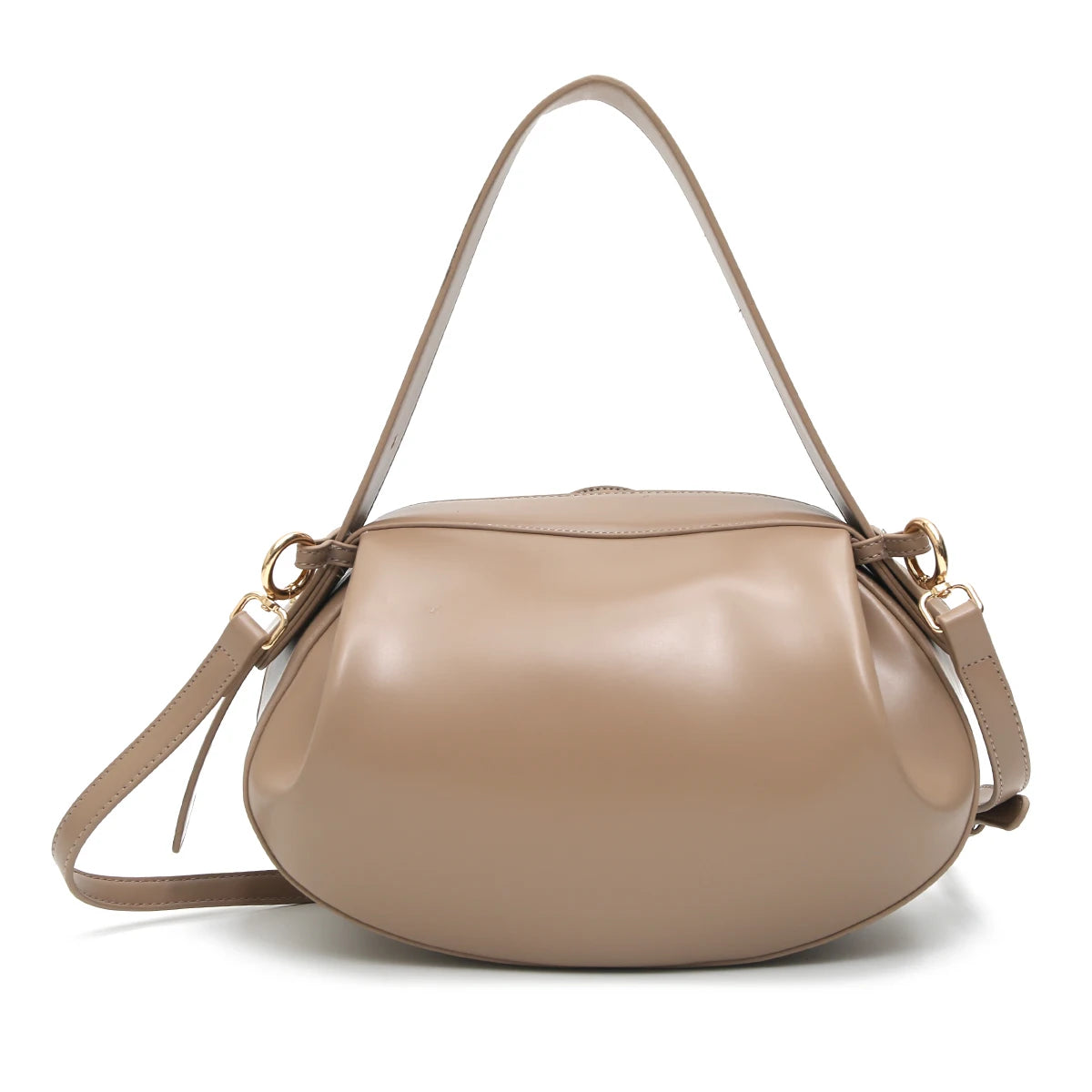 Sculpted Oval Shoulder Bag