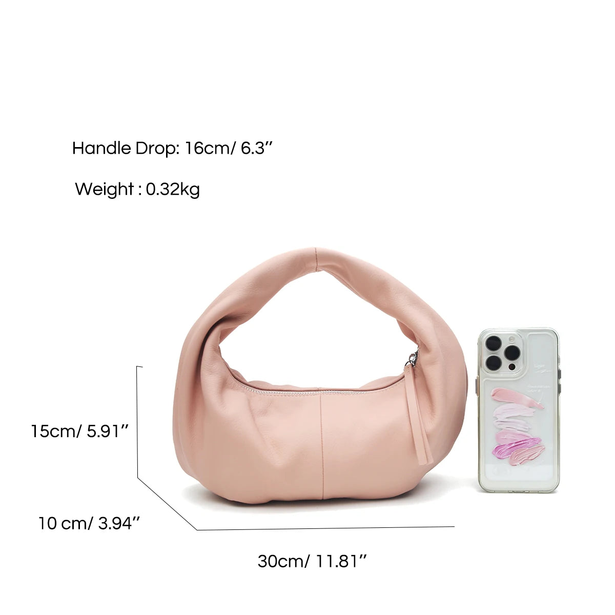 Slouchy Top-Handle Bag