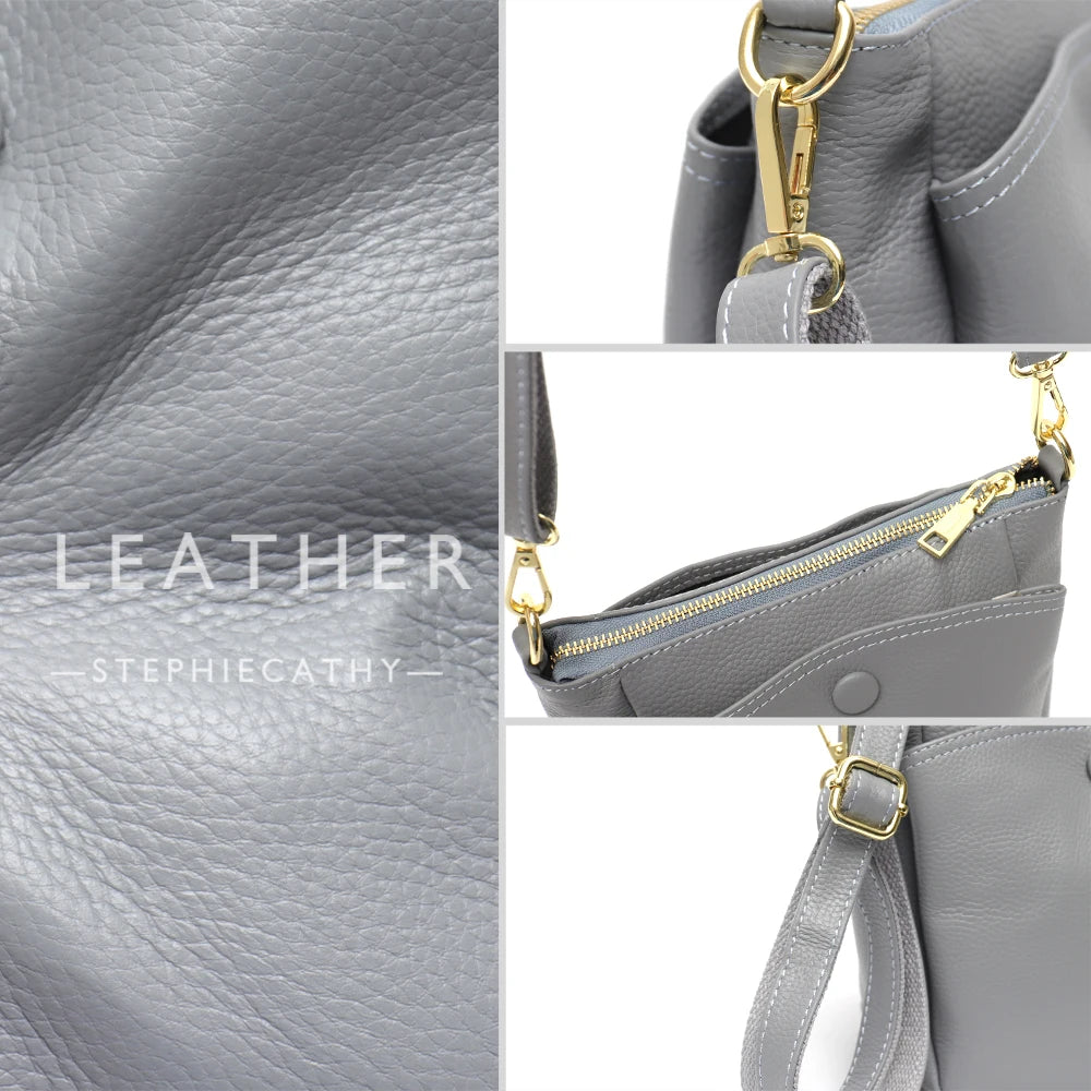Compact Multi-Pocket Crossbody