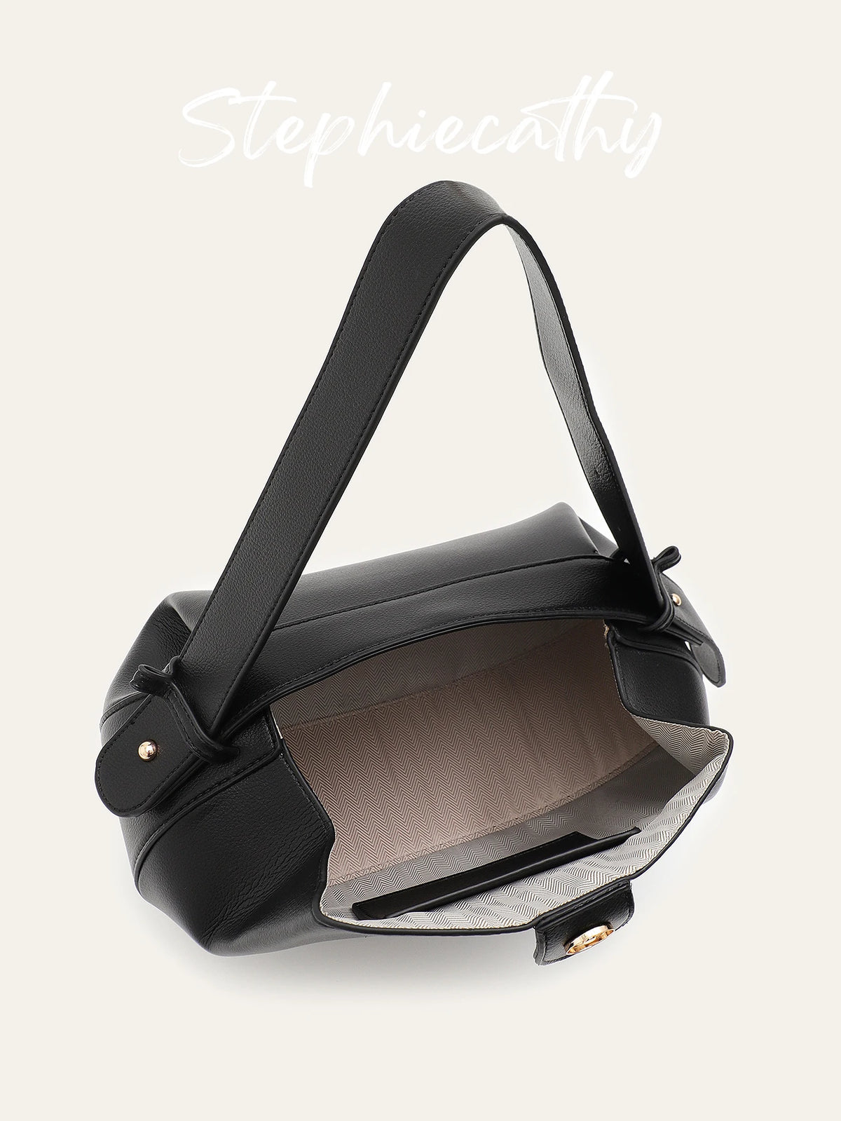 Structured Oval Shoulder Bag