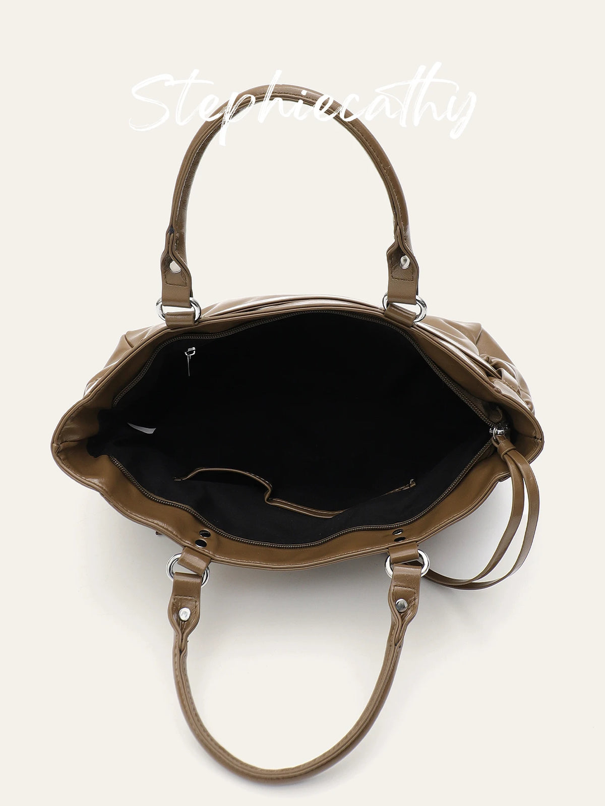 Buckle Multi-Pocket Handbag