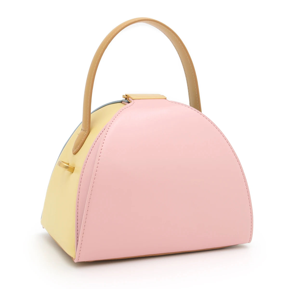 Sculpted Dome Top-Handle Bag