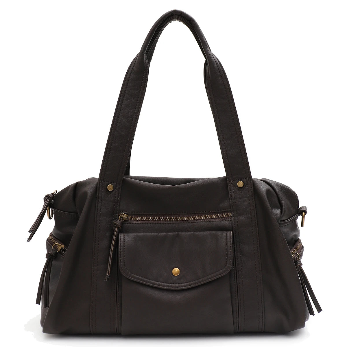 Soft Barrel Shoulder Bag