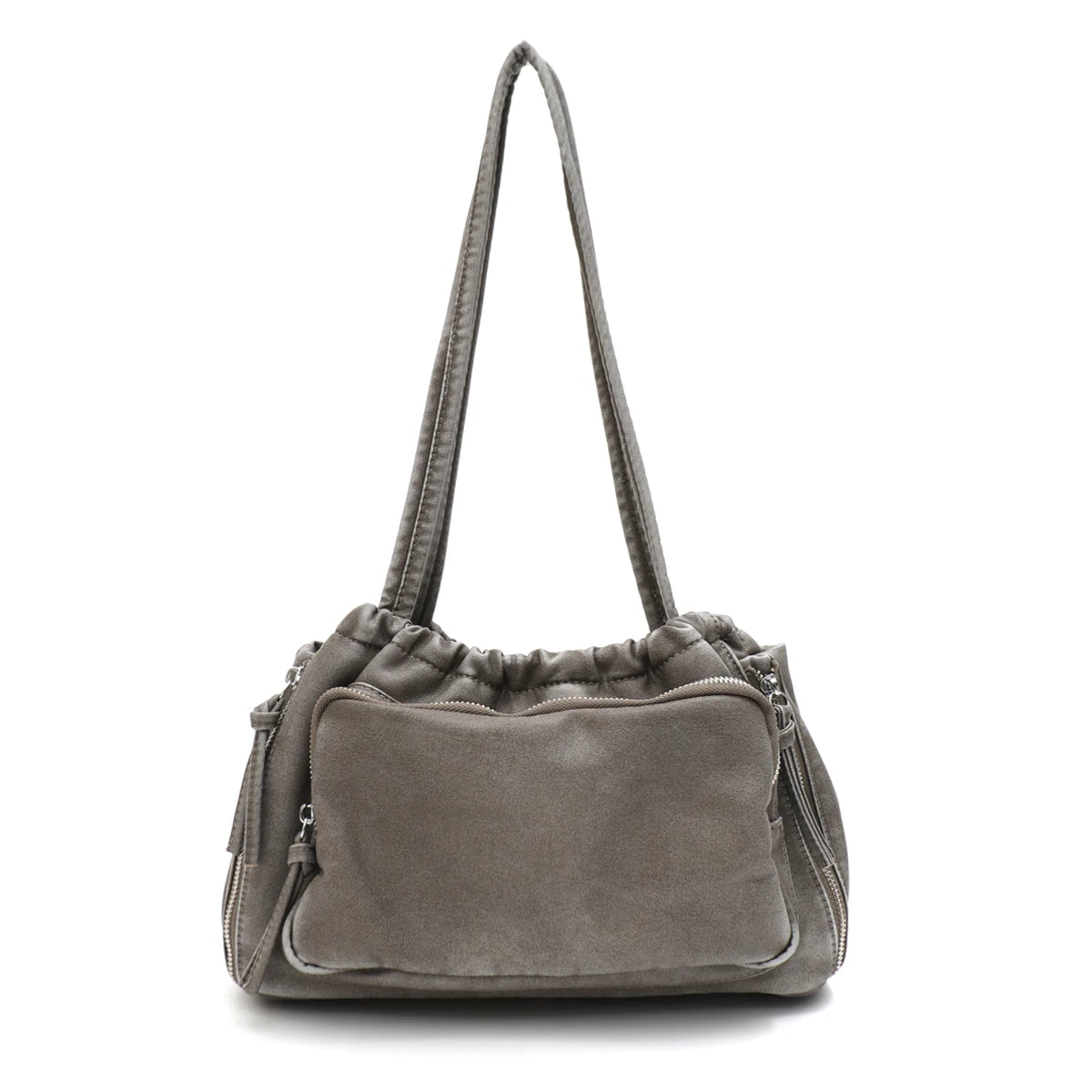 Multi-Pocket Shoulder Tote