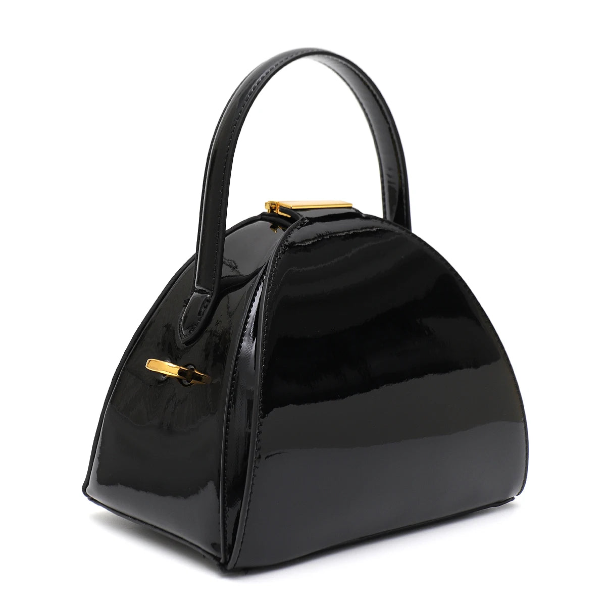 Sculpted Dome Top-Handle Bag
