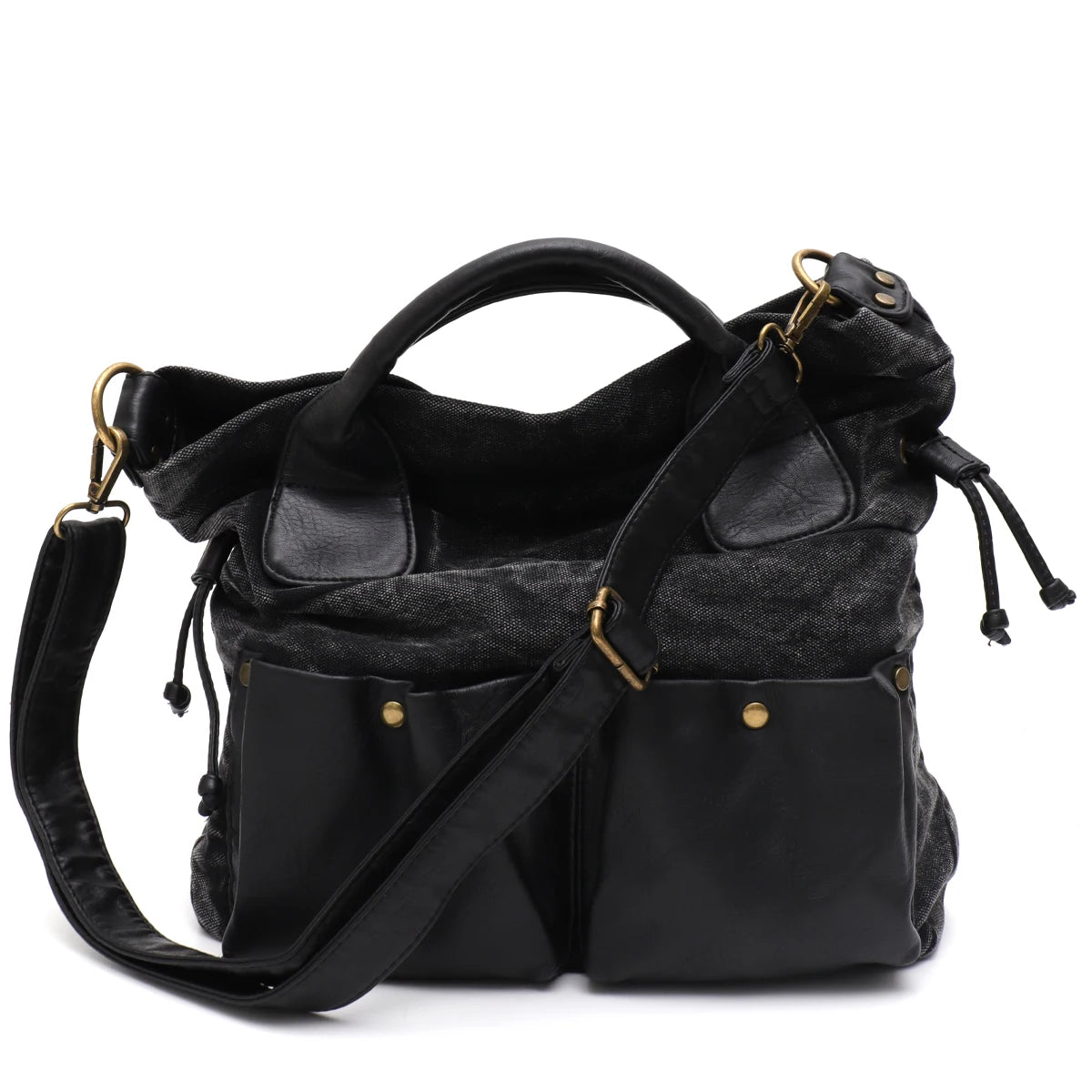 Multi-Pocket Travel Satchel
