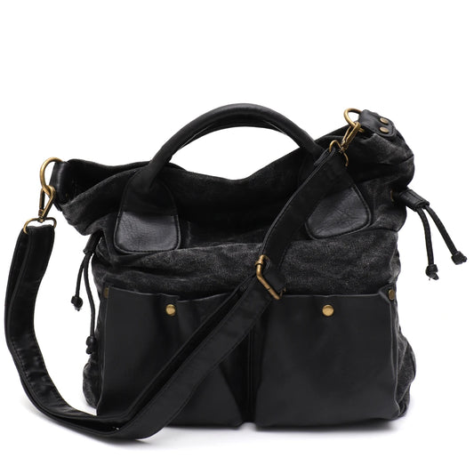 Multi-Pocket Travel Satchel