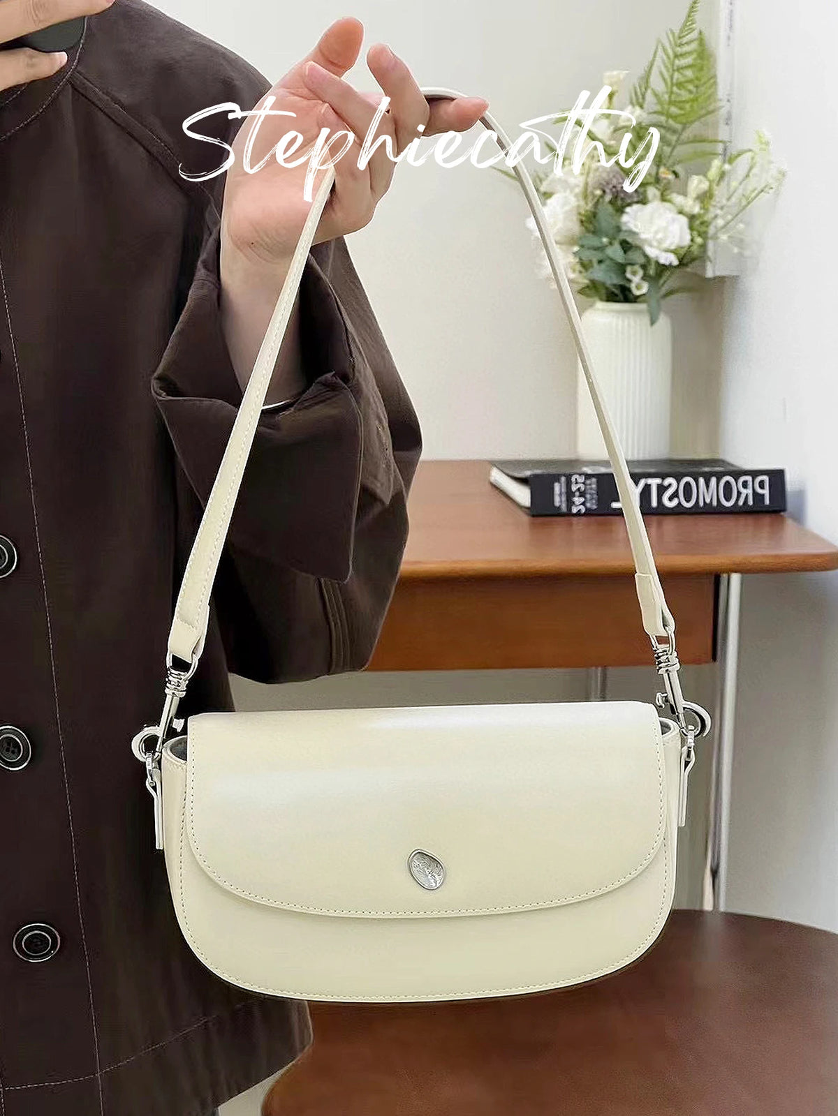Slim Flap Crossbody Bag