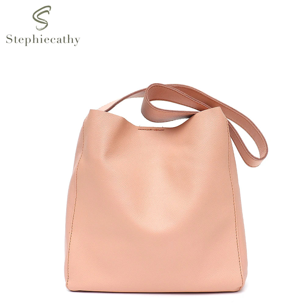 Minimal Soft Shoulder Bag