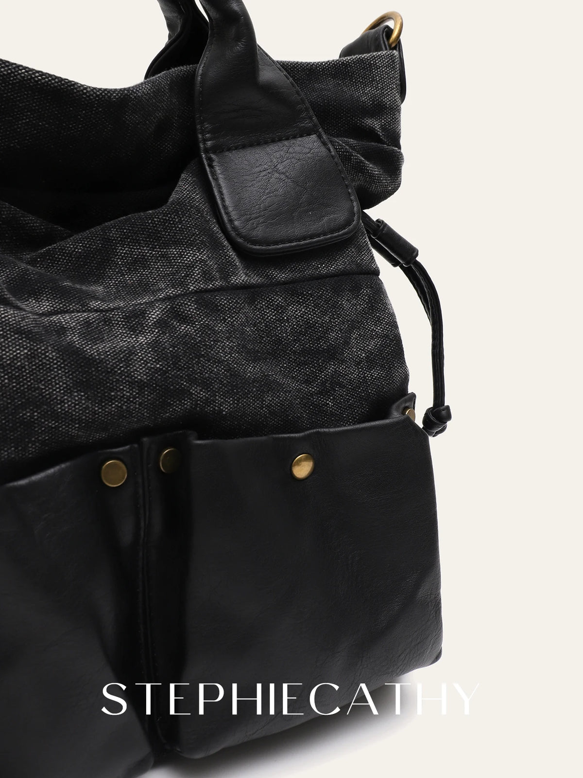 Multi-Pocket Travel Satchel