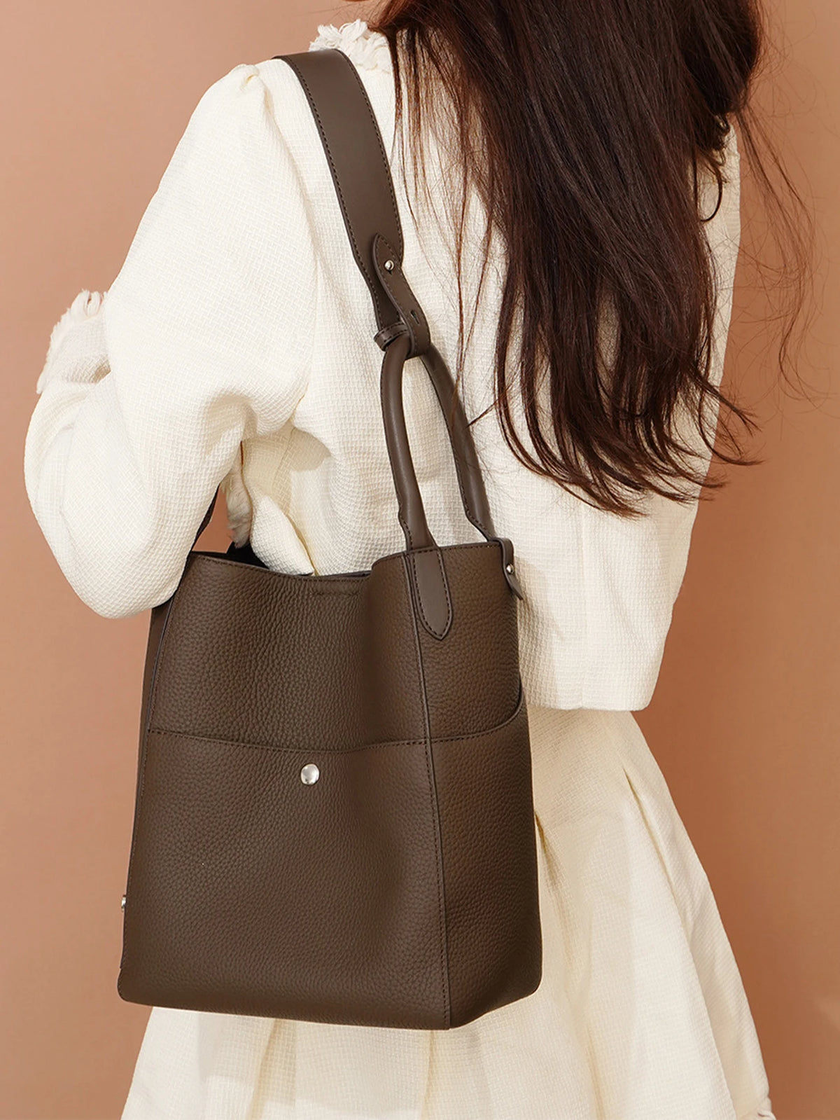 Soft Snap Shoulder Tote