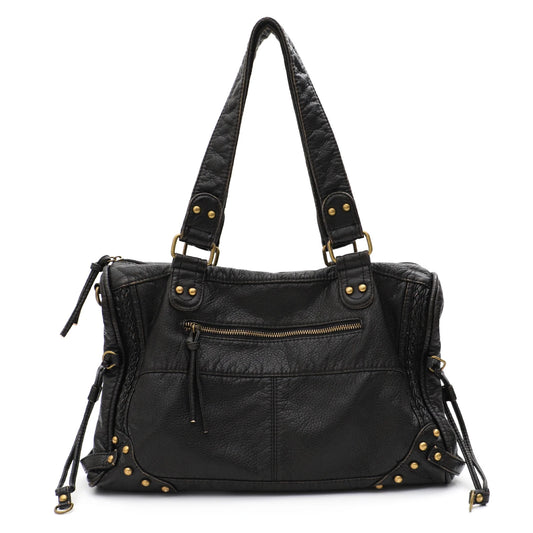 Riveted Multi-Pocket Tote