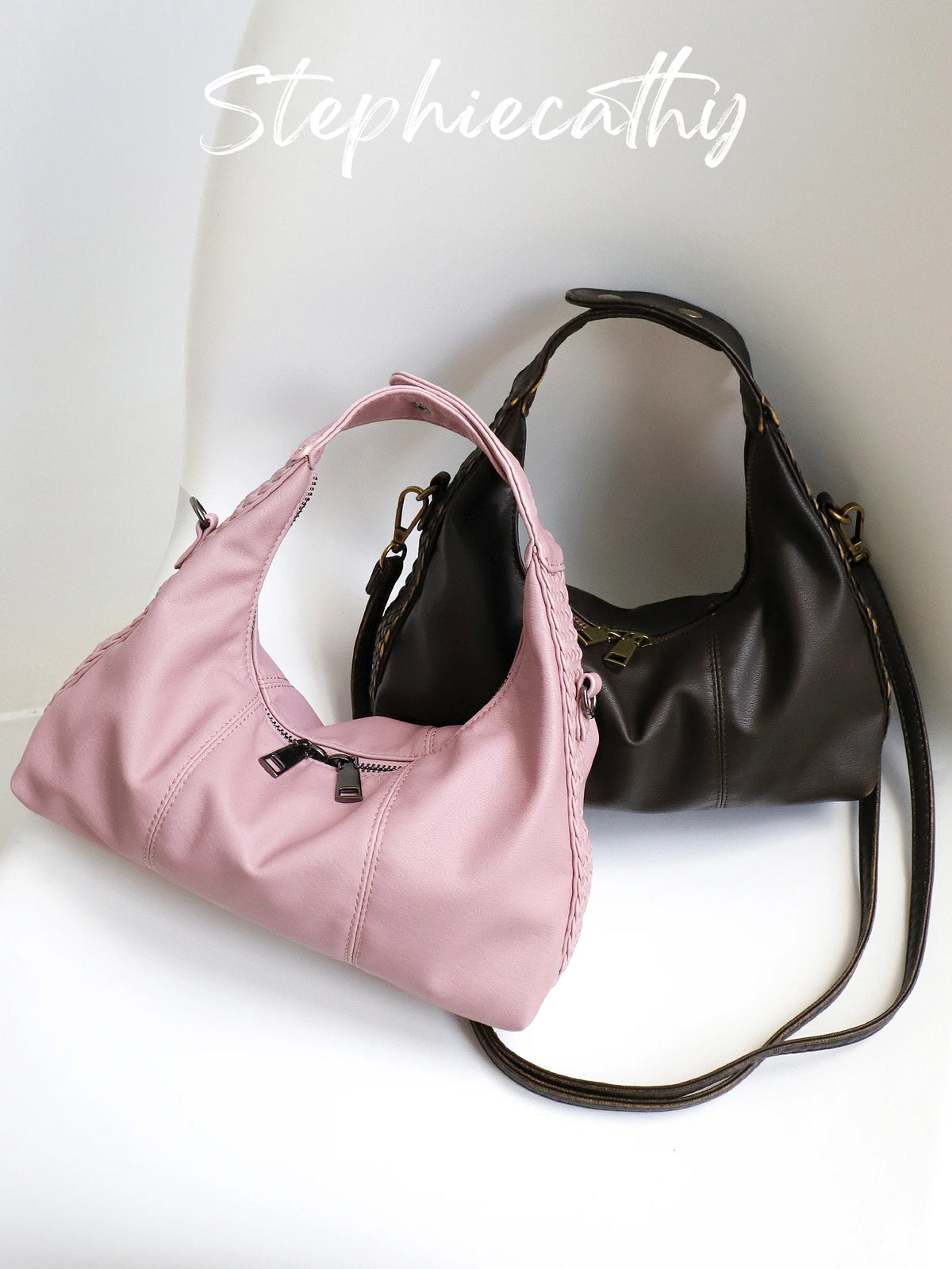 Minimal Zip Hobo Bag