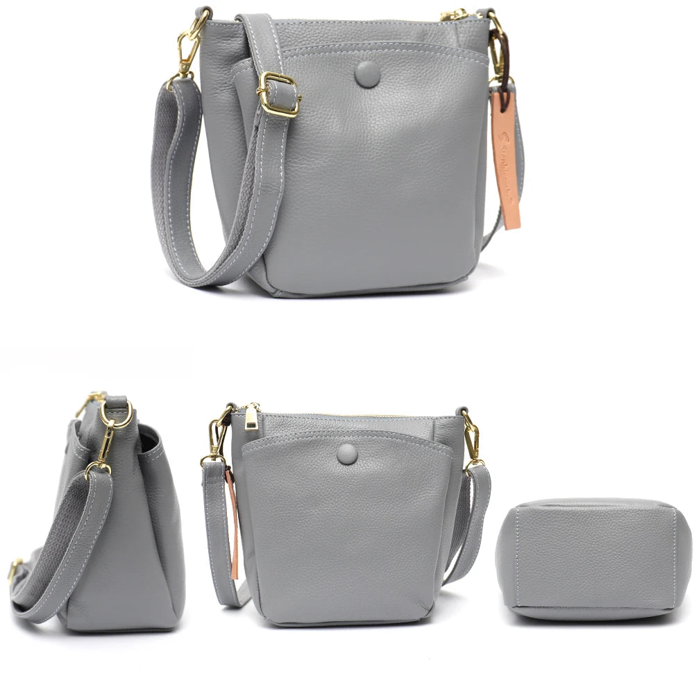 Compact Multi-Pocket Crossbody