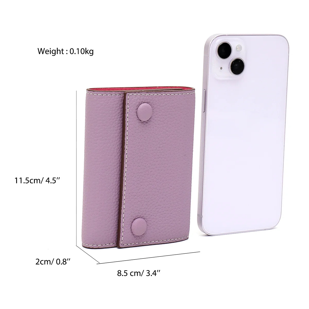 Double-Snap Trifold Wallet
