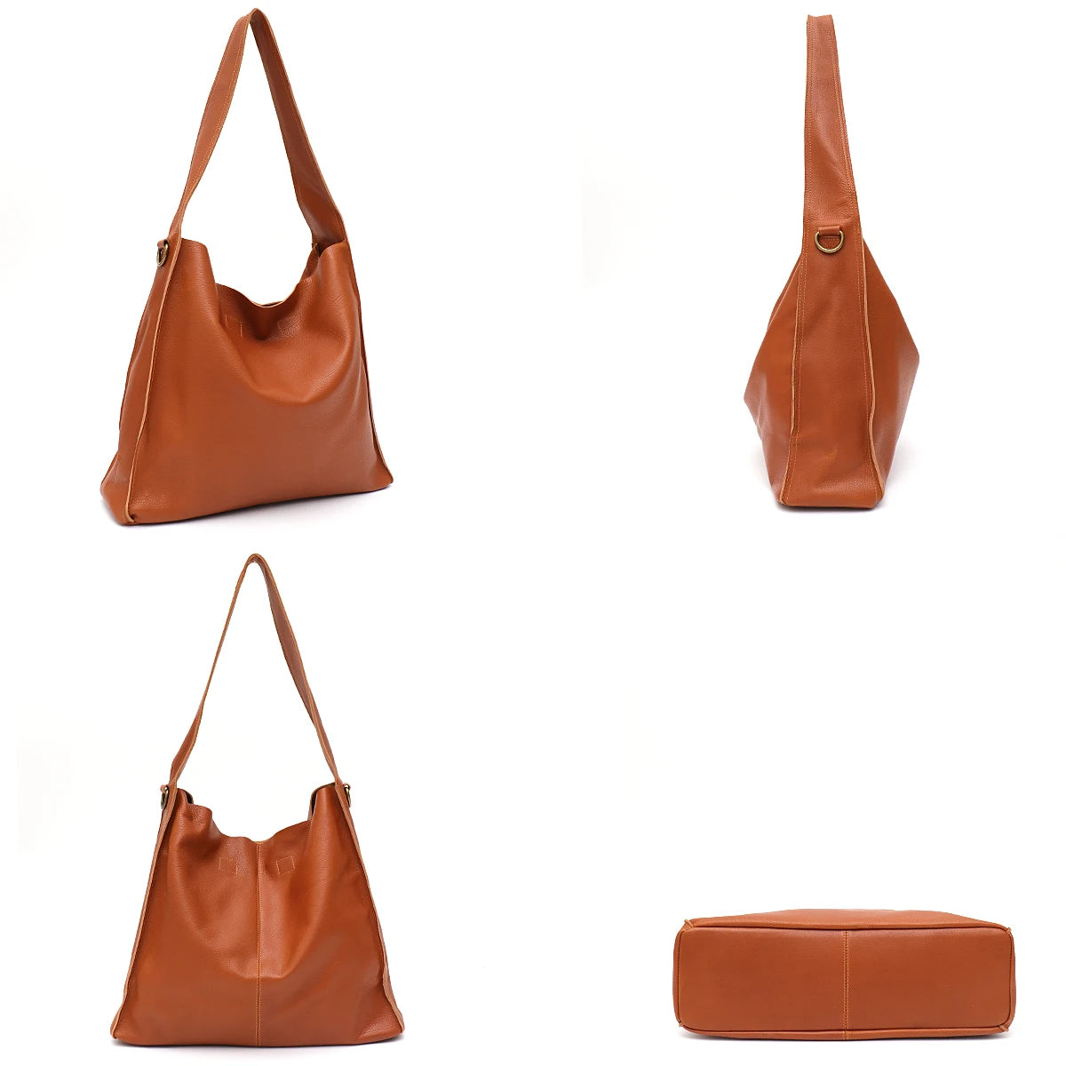 Clean-Line Zip Hobo