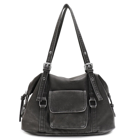 Grommet Shoulder Bag
