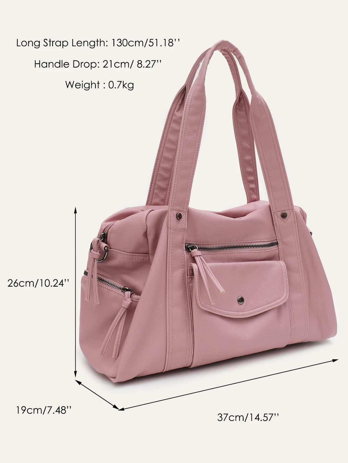Soft Barrel Shoulder Bag