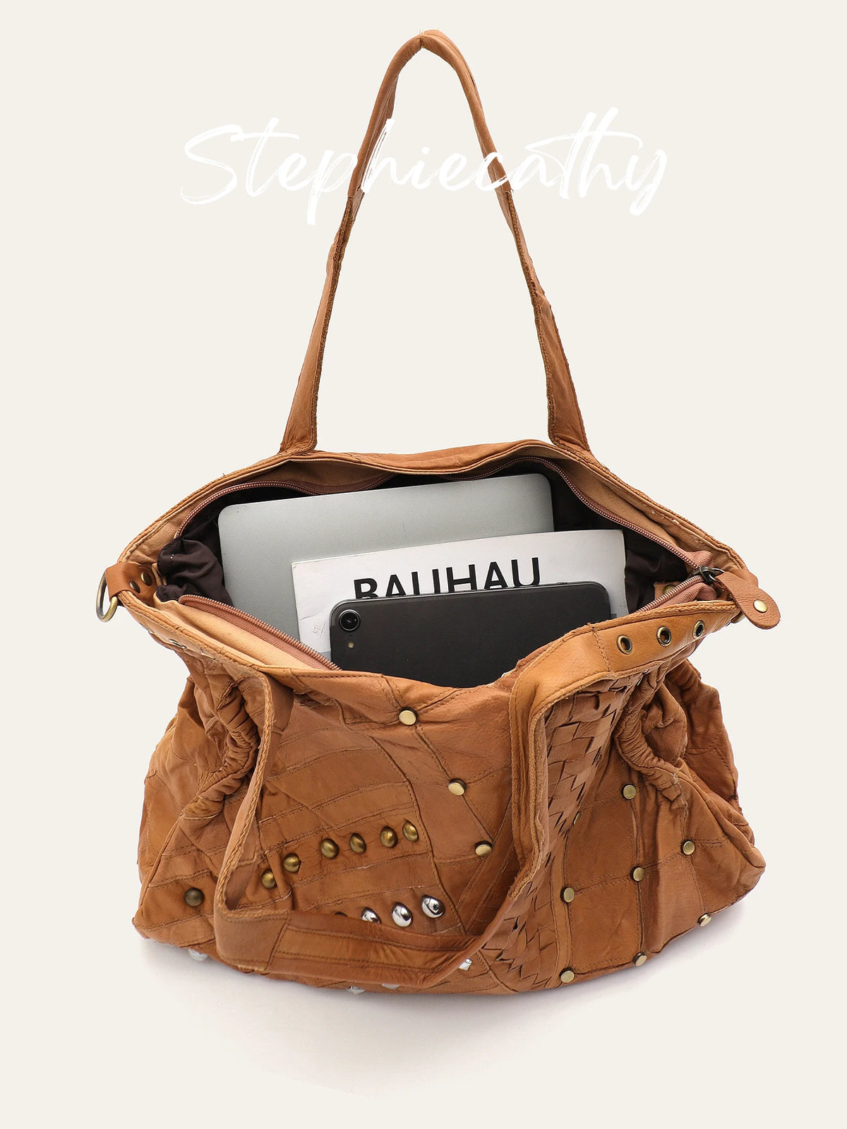 Riveted Patchwork Tote