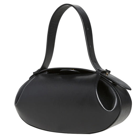 Sculpted Oval Shoulder Bag