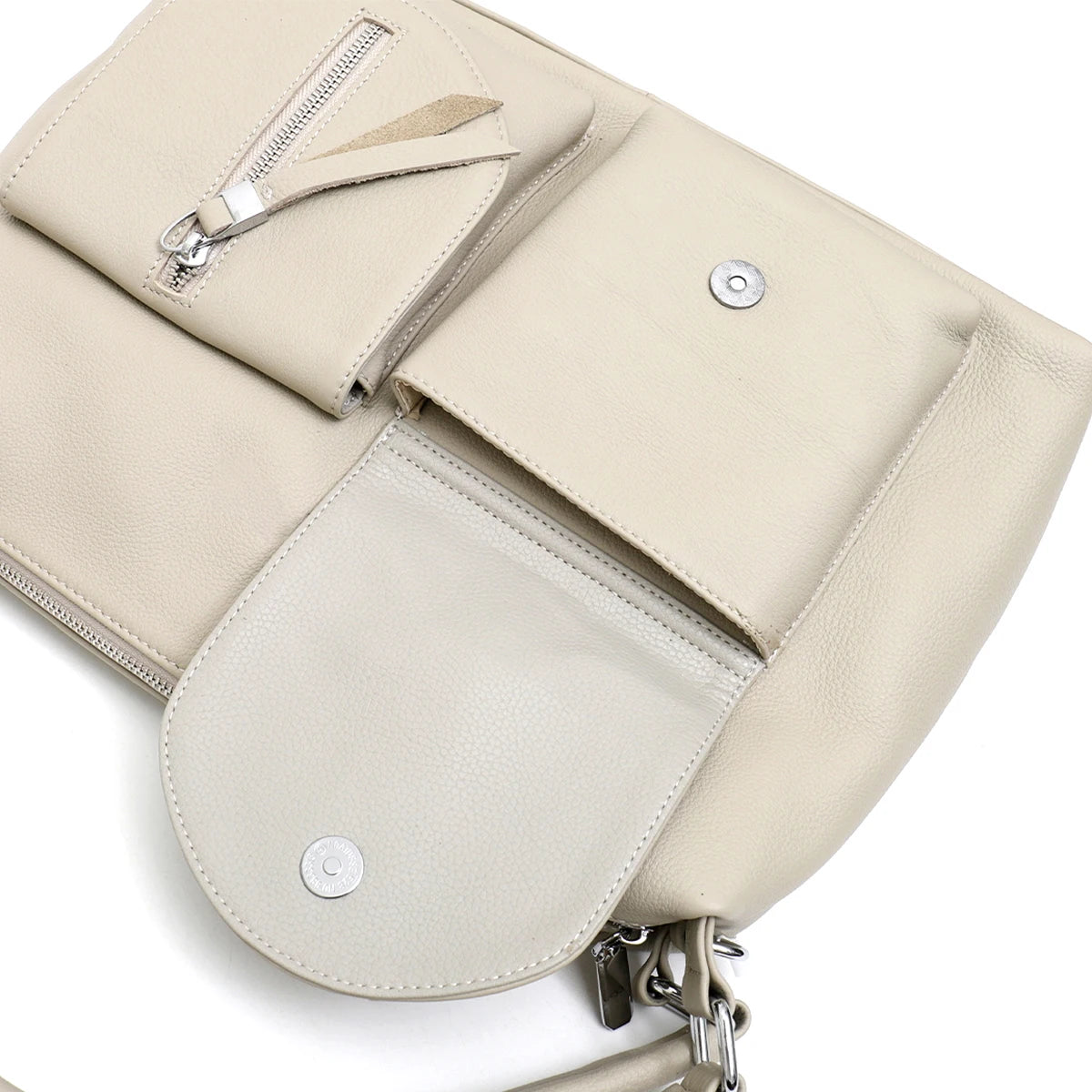 Multi-Pocket Shoulder Hobo