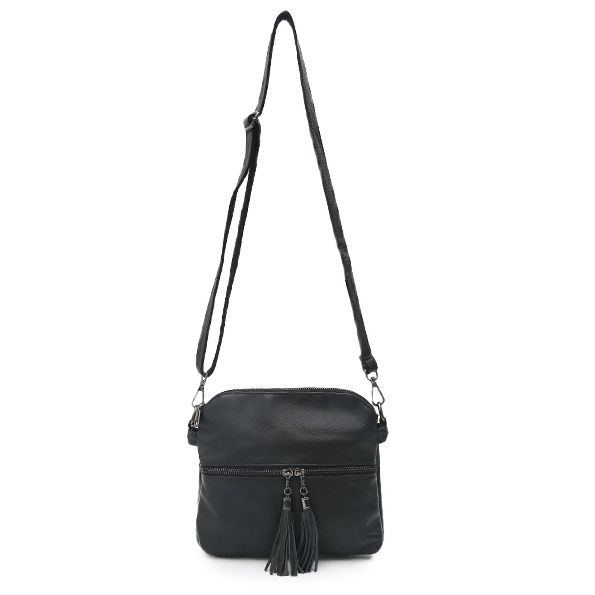 Tassel Flap Crossbody Bag