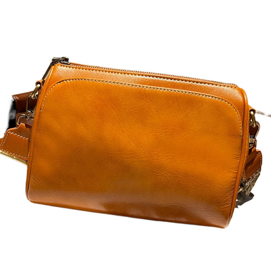 Wide-Strap Square Crossbody