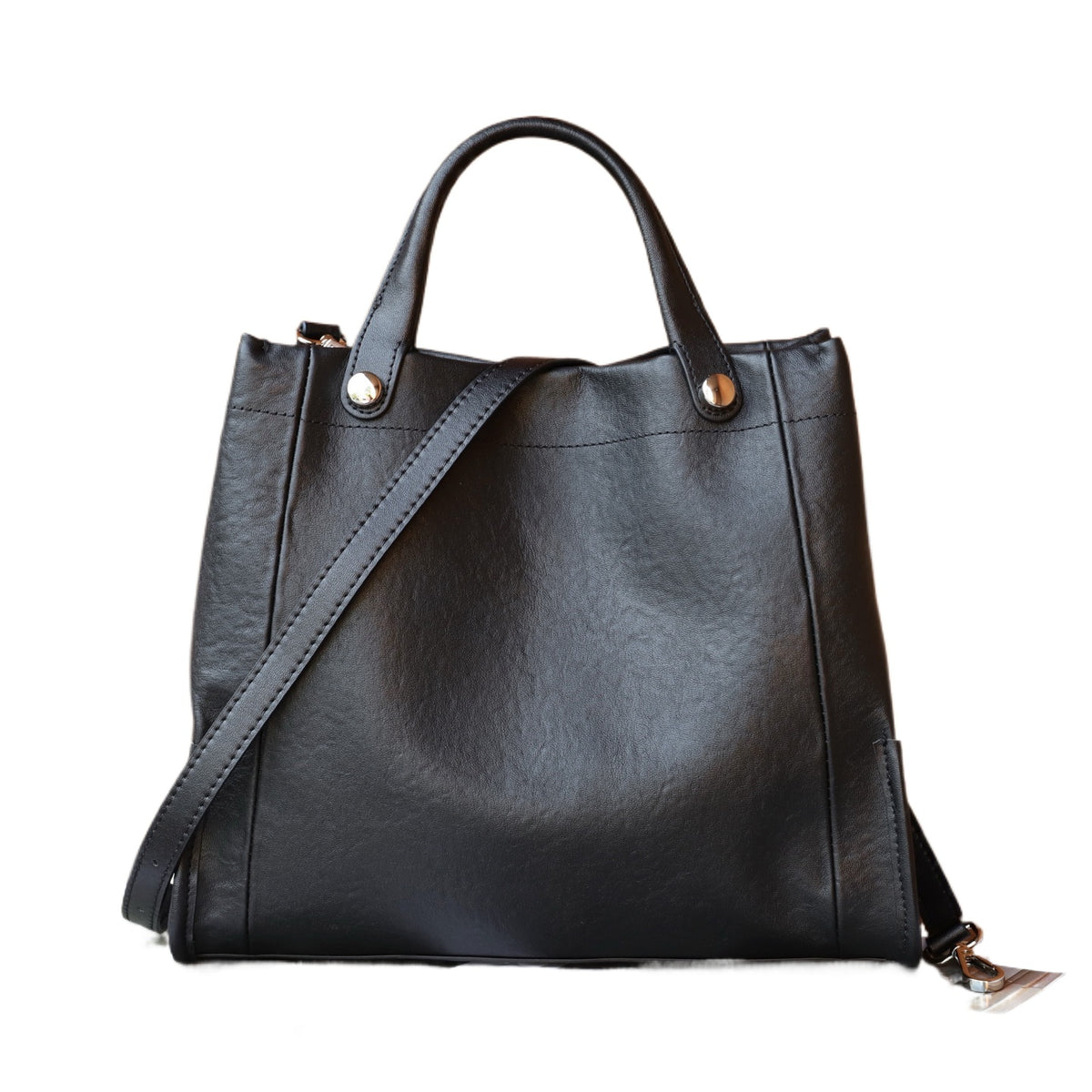 Top-Handle Crossbody Tote